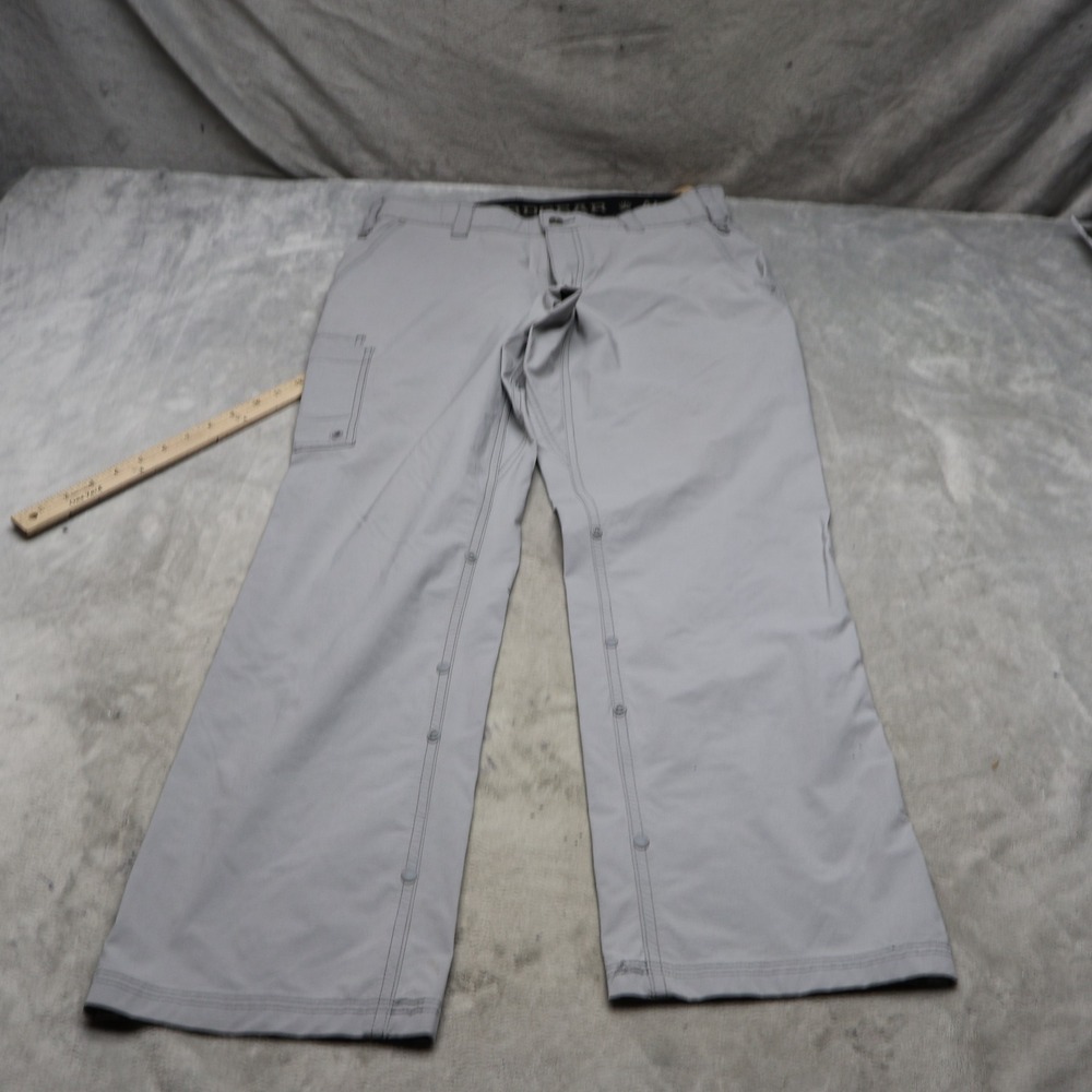 Alaskan Hardgear Pants Men 34x32 Gray Standard Straight Cargo Utility Rain Wind